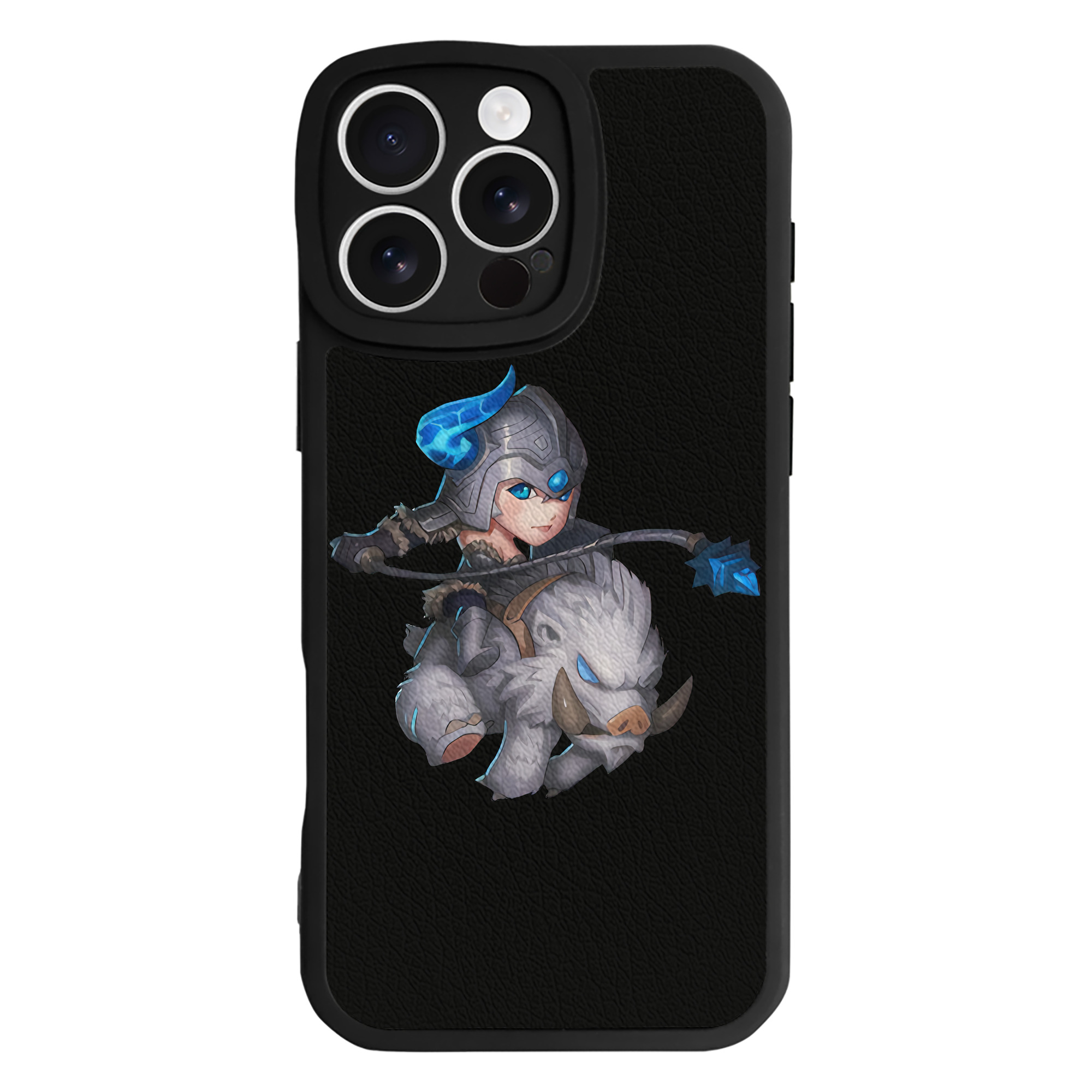 （画像用） リーグ・オブ・レジェンド League of Legends LOL 【iPhone 16シリーズ対応】シリコンスマホケース（レザー調） 材質：シリコン
